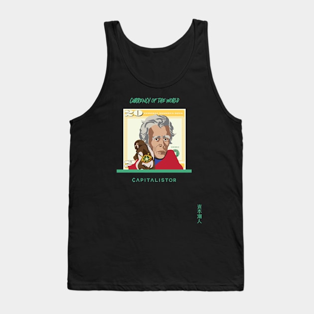 USD000022 - Baby Monkey backward on Andrew Jackson as Mr Strange Series 6 Tank Top by Capitalistor